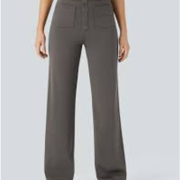 HALARA Pants - HALARA DayStretch High Waisted Pockets Straight Leg Casual Pants SIZE MEDIUM